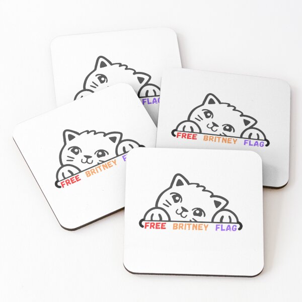 Item preview, The cat says Free Britney Flag designed and sold by Seynaat.