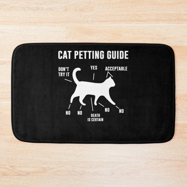 Item preview, Cat Petting Guide T-Shirt.png designed and sold by ClarePolk.