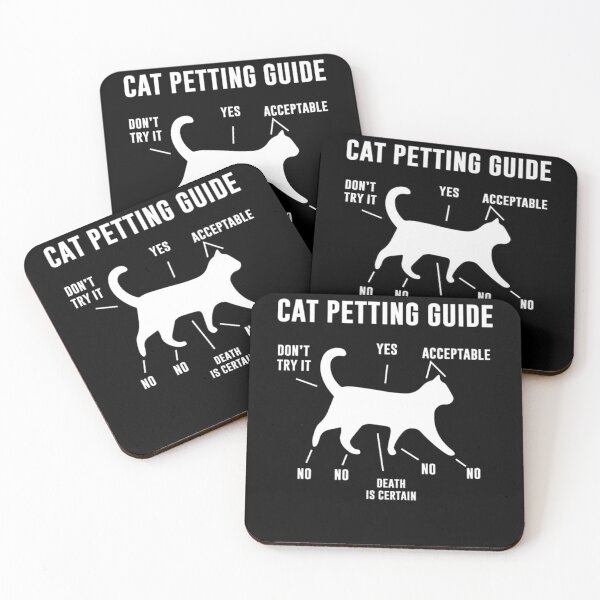 Item preview, Cat Petting Guide T-Shirt.png designed and sold by ClarePolk.