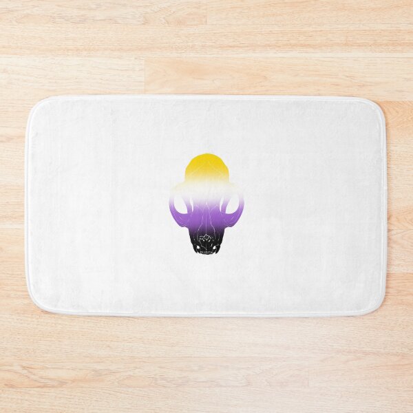 Item preview, Enby Feline - Pride Skulls designed and sold by Sleepy-studio.