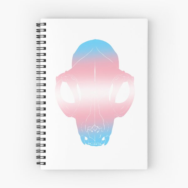 Item preview, Trans Feline - Pride Skulls designed and sold by Sleepy-studio.