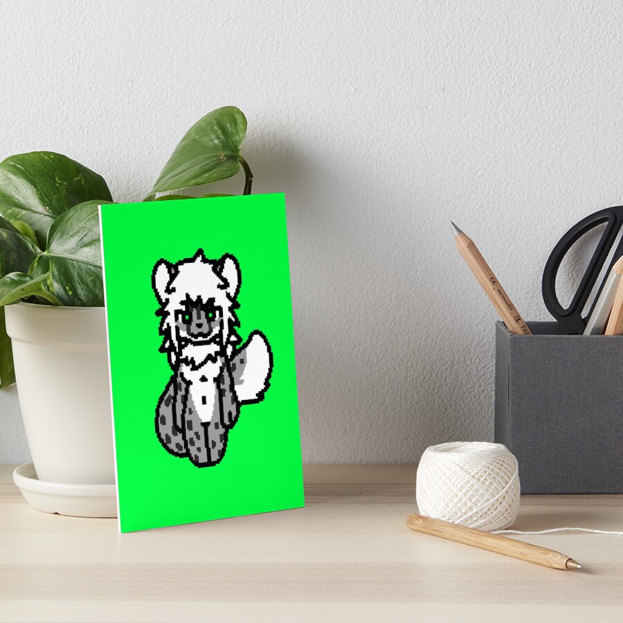 "Changed - Snow Leopard Sprite" Art Board Print by KonkeyZhong | Redbubble