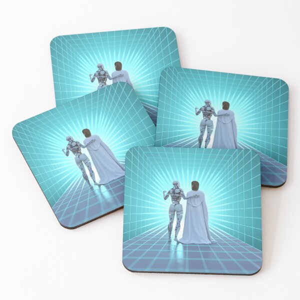 Item preview, Jesus and robot walk together  designed and sold by Mike Kiev art.