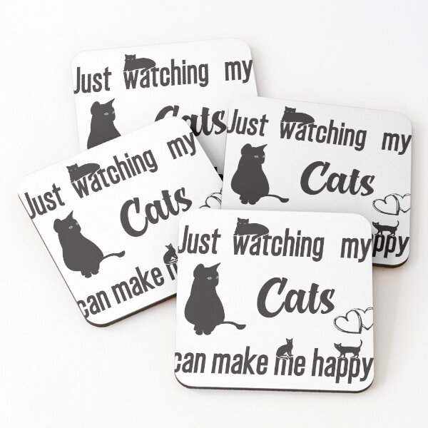 Item preview, Just watching my cat can make me happy t t-shirt cat mignon Gift for Cats Lover, Cat Mom Shirts wife shirt designed and sold by ShipoArt.