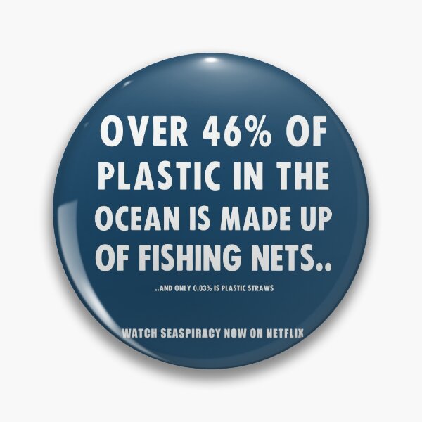 Watch Seaspiracy - Vegan Facts: 46% Of Plastic In The Ocean Is Made Up Of Fishing Nets Pin