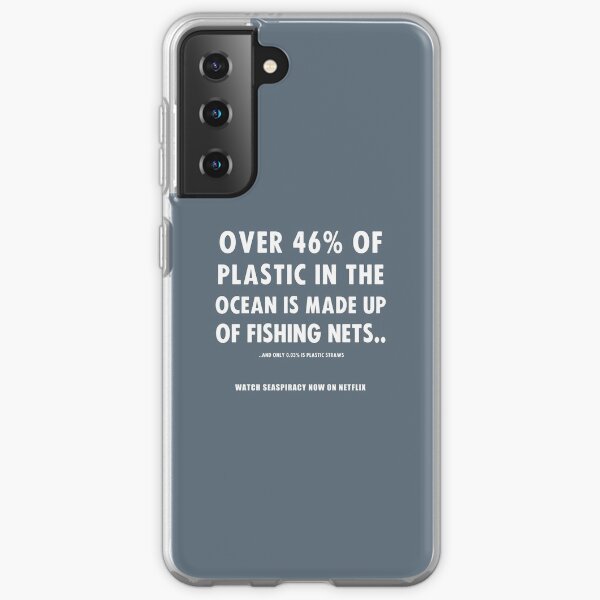 Watch Seaspiracy - Vegan Facts: 46% Of Plastic In The Ocean Is Made Up Of Fishing Nets Samsung Galaxy Soft Case