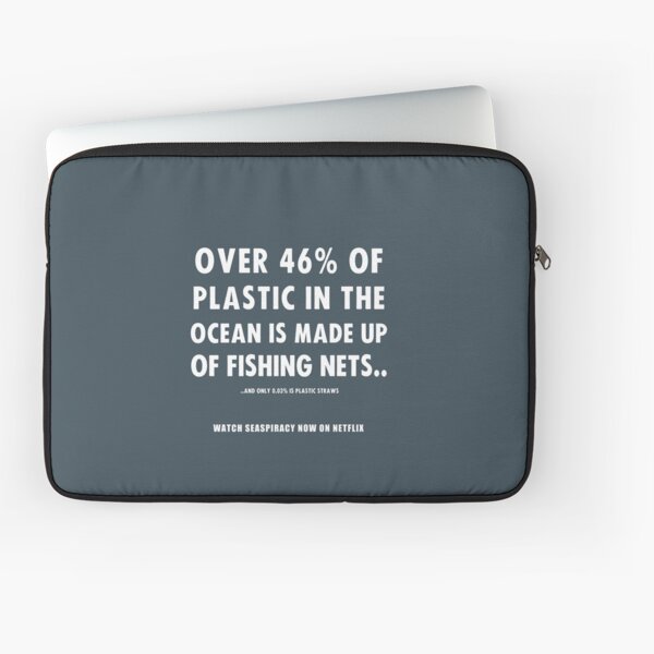 Watch Seaspiracy - Vegan Facts: 46% Of Plastic In The Ocean Is Made Up Of Fishing Nets Laptop Sleeve