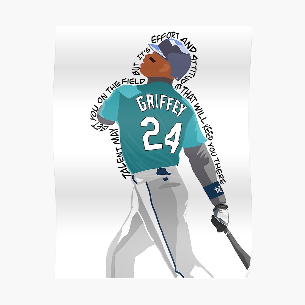 Ken Griffey Jr. Print Art Print by peteschwadel