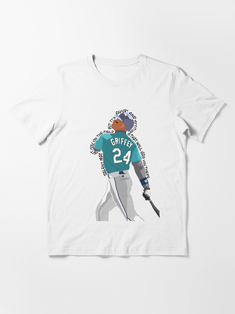 Ken Griffey Jr. Fun Playing Quote Blue Tee 3XL / Triblend Blue