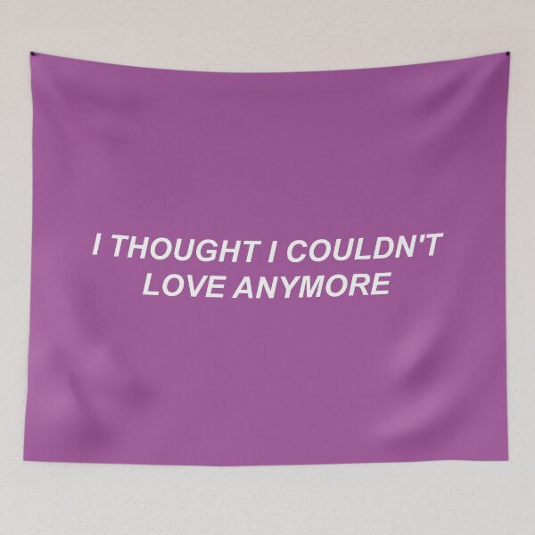 Item preview, I Thought I Couldn't Love Anymore (Purple BG) designed and sold by FilipeFerreira.