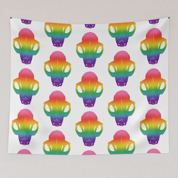 Item preview, Pride Feline - Pride Skulls designed and sold by Sleepy-studio.