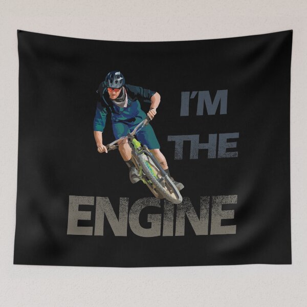 Item preview, I'm The Engine | Cycling Quotes | Biking designed and sold by DrawingBoard.
