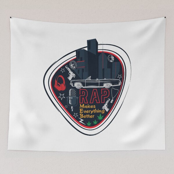 Item preview, rap - rap makes everything better - rap music designed and sold by cruzzcreation.