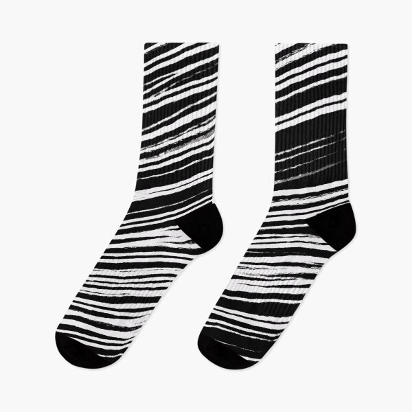 Item preview, Abstract Stripes Pattern (white/black) designed and sold by Design Minds Boutique.