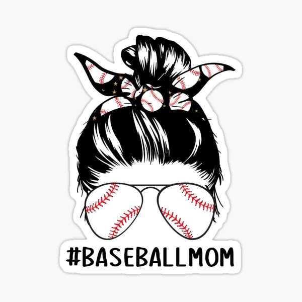 #baseballmom Sticker