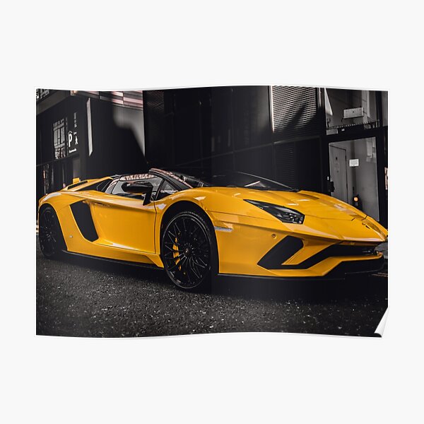 Wandbilder Orange Lamborghini Redbubble