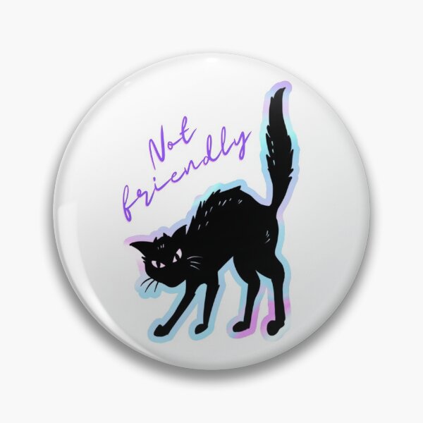 Item preview, kitty doesn't want to be friendly  designed and sold by CraftyChickpea.