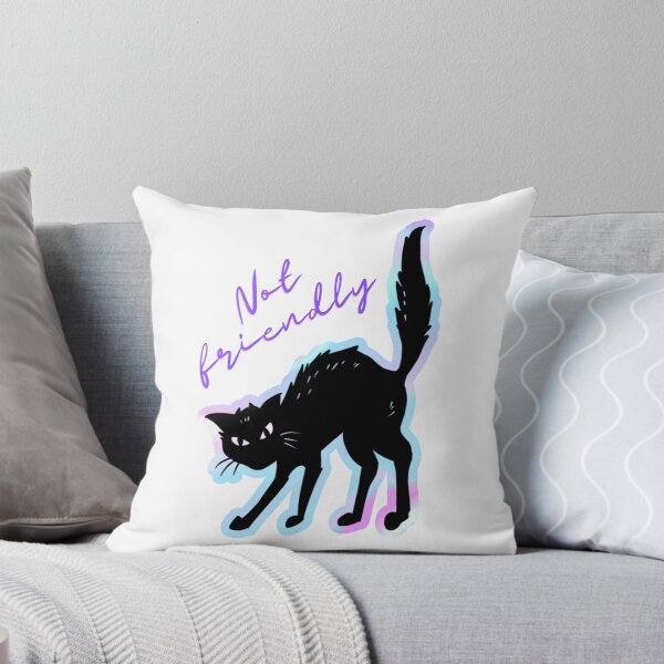 Item preview, kitty doesn't want to be friendly  designed and sold by CraftyChickpea.