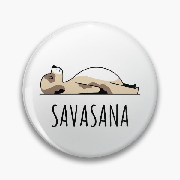 Item preview, Dog Yoga Savasana Sleepy Puppy designed and sold by CreatedbyJR.