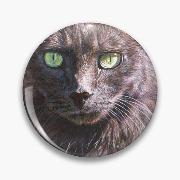 Item preview, Natasha, beautiful Russian blue cat designed and sold by artbyakiko.