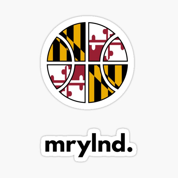 "Maryland Basketball" Sticker for Sale by AMtrials Redbubble