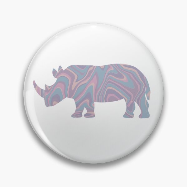 Item preview, Swirly Rhino Design  designed and sold by zoology-student.