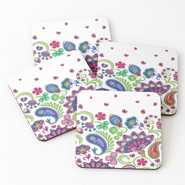 Item preview, Damask style paisley floral vertical seamless designed and sold by GLORY-LIFE.