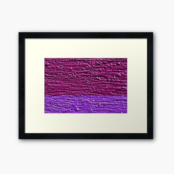 Slice of Purple Framed Art Print