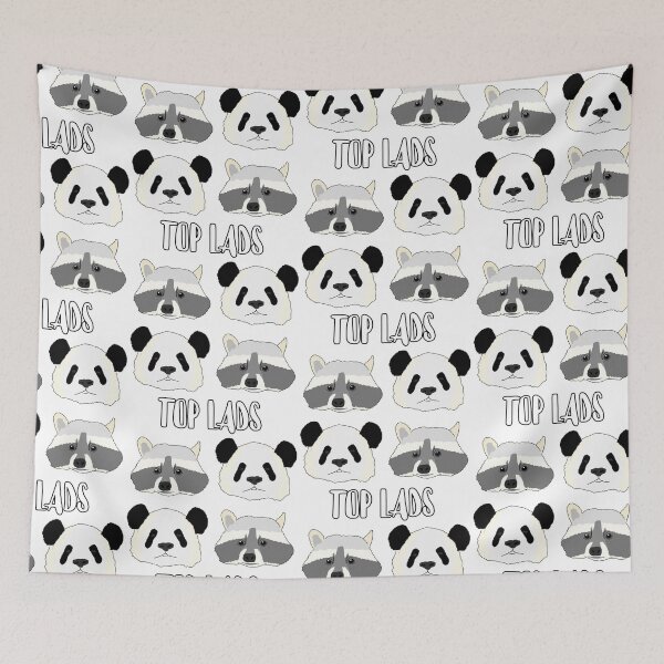 Item preview, Raccoon and Panda (Panda and Trash Panda) designed and sold by RevolutionInPaint.