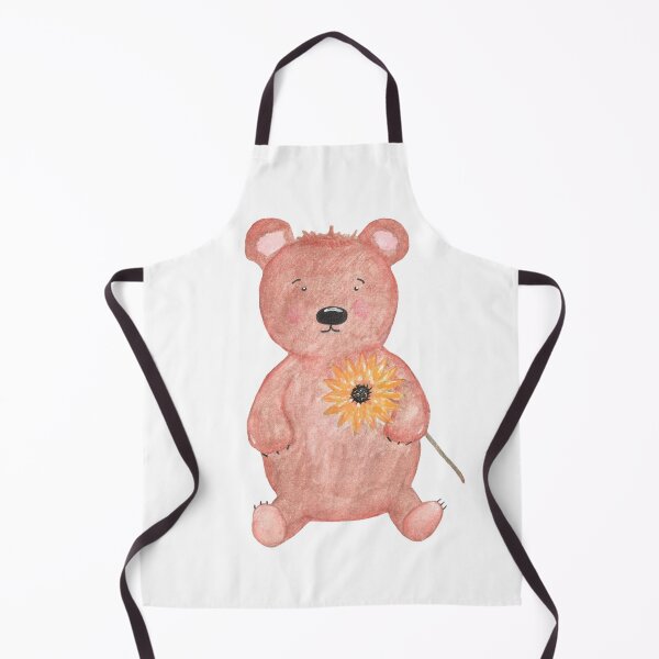 Item preview, Bear with sunflower designed and sold by darapostcard.