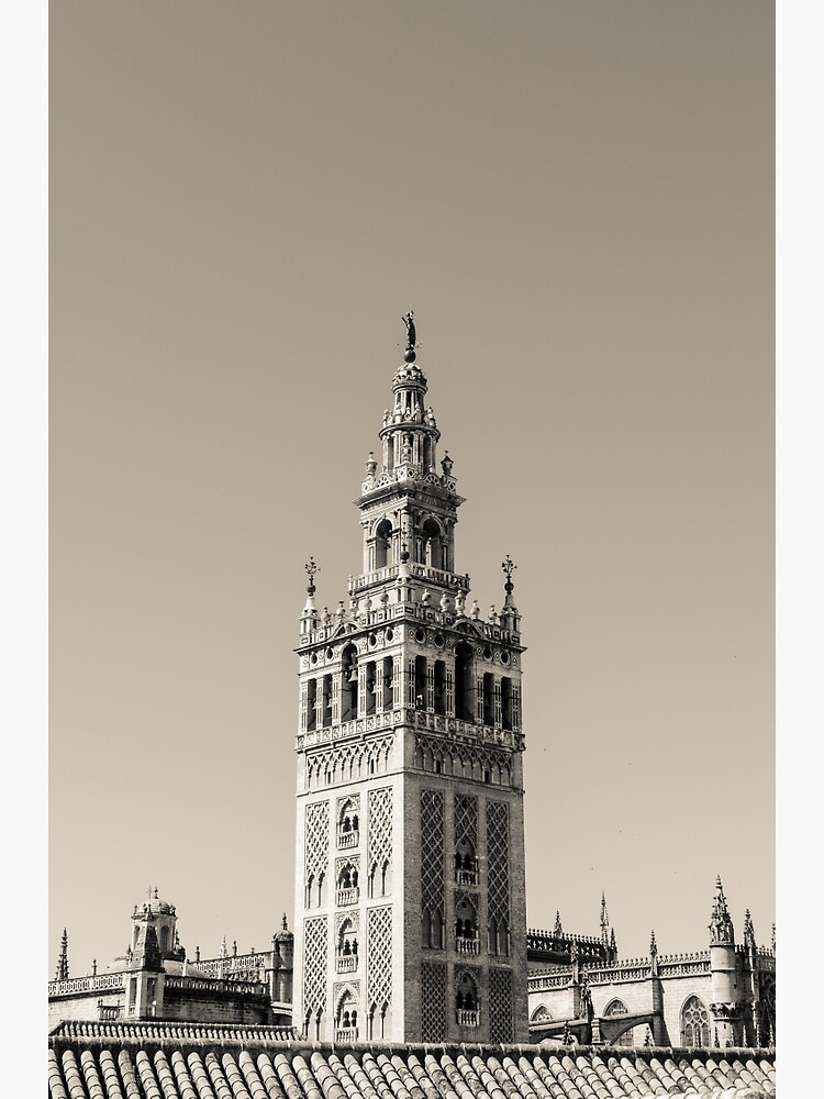 Póster for Sale con la obra «Sevilla - La Giralda en blanco y negro» de  ANDREA MAZZOCCHETTI | Redbubble