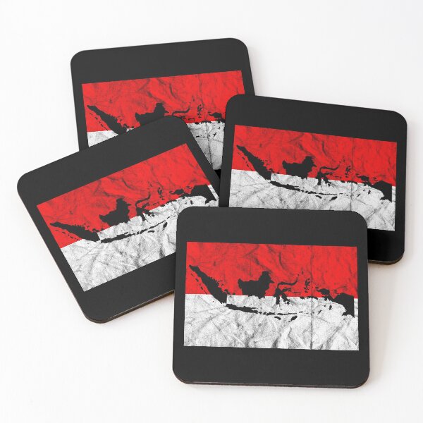 Item preview, Indonesia Flag Silhouette designed and sold by crizzinho.