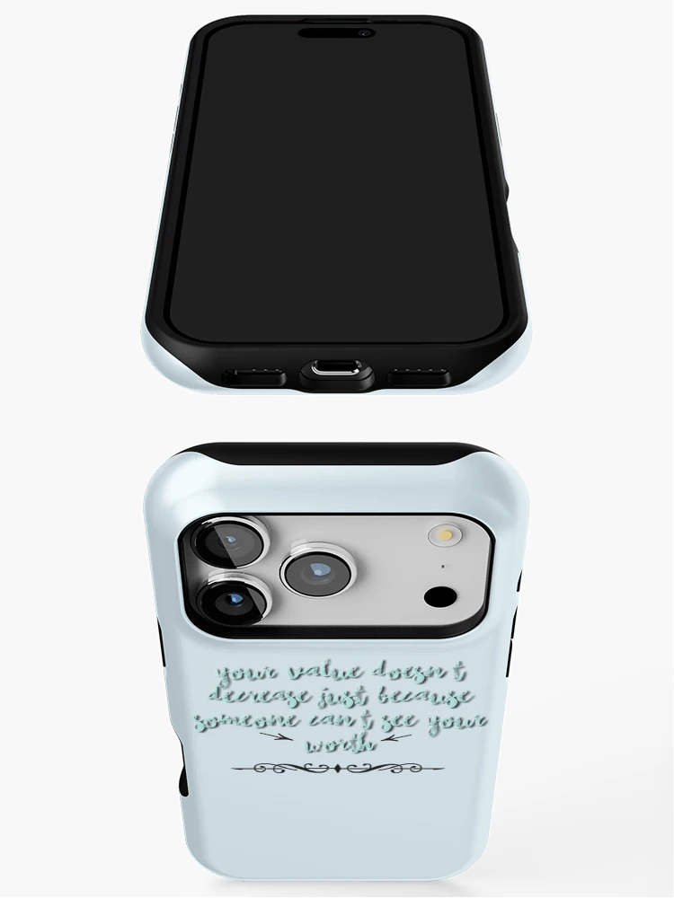 Thumbnail 3 of 4, iPhone Case, Your value doesn't decrease designed and sold by horror-doll.