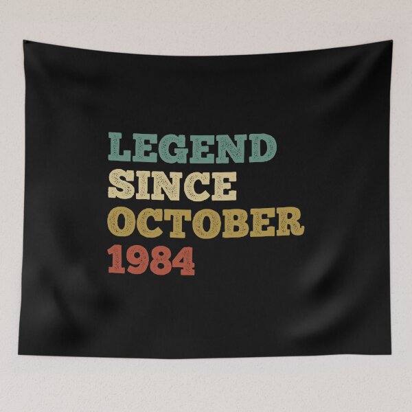 Item preview, vintage 1984 t shirt, 37th birthday shirt, october birthday shirt, october shirt, october birthday designed and sold by T-DESIGNEDZ.