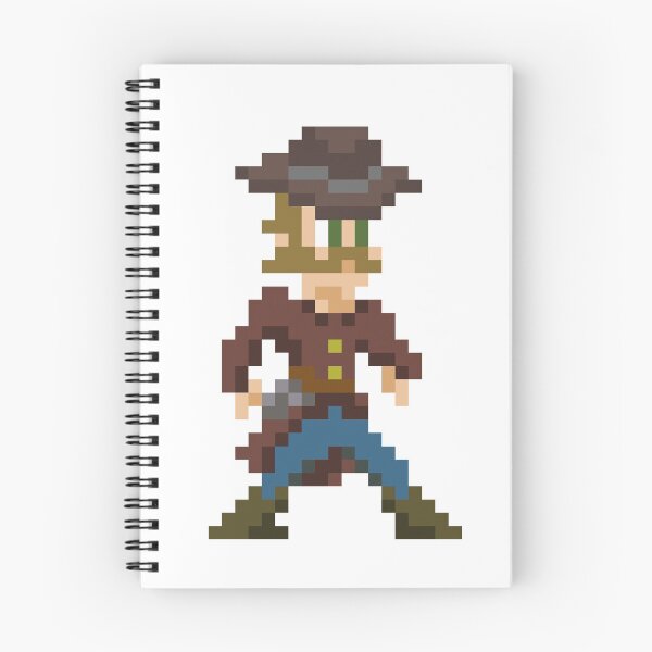 Artikelvorschau, Cowboy-Pixel-Kunst entworfen und verkauft von PixelPebble.
