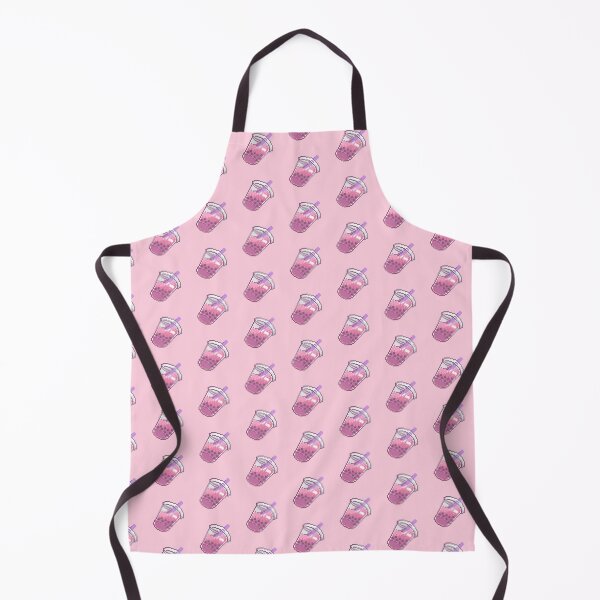 Item preview, pixel strawberry boba tea designed and sold by abitofkake.