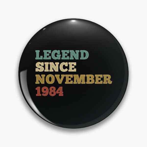 Item preview, vintage 1984 t shirt, 37th birthday shirt, november birthday shirt, november birthday, november shirt designed and sold by T-DESIGNEDZ.