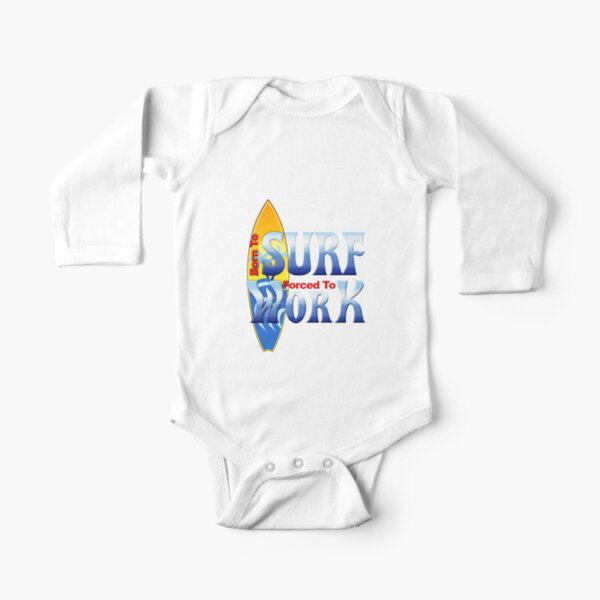 Bahamas Beach Sunset Surfer Baby Romper