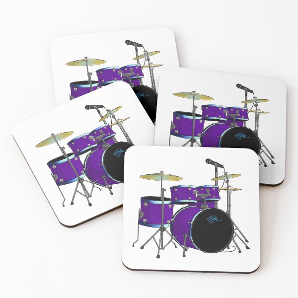 Item preview, Drums and microphone band design designed and sold by froggyandbimbf.