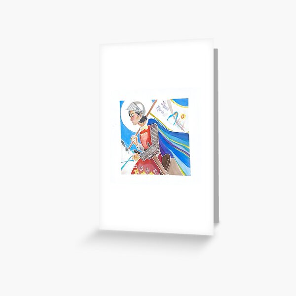 St. Joan of Arc Greeting Card