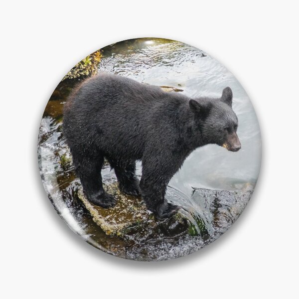 Item preview, Black Bear at River's Edge designed and sold by SafariByMarisa.