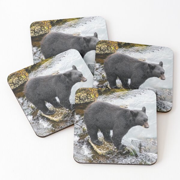 Item preview, Black Bear at River's Edge designed and sold by SafariByMarisa.