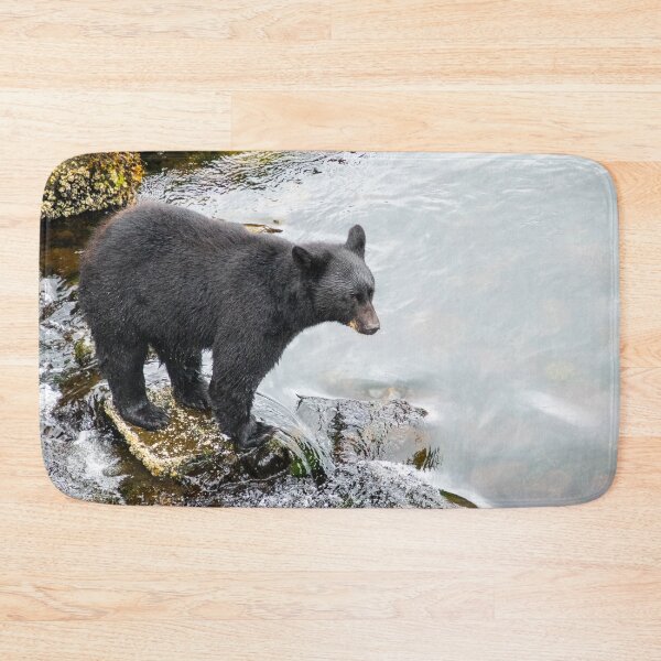 Item preview, Black Bear at River's Edge designed and sold by SafariByMarisa.