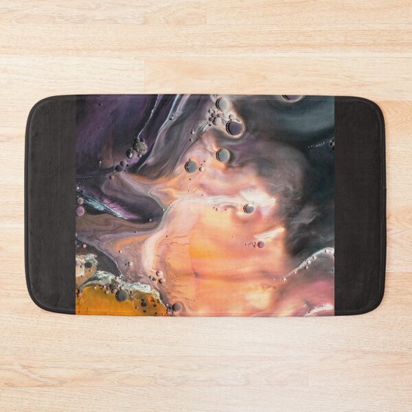 Item preview, Abstract Pouring Art in pink, purple and yellow designed and sold by Valdilana.