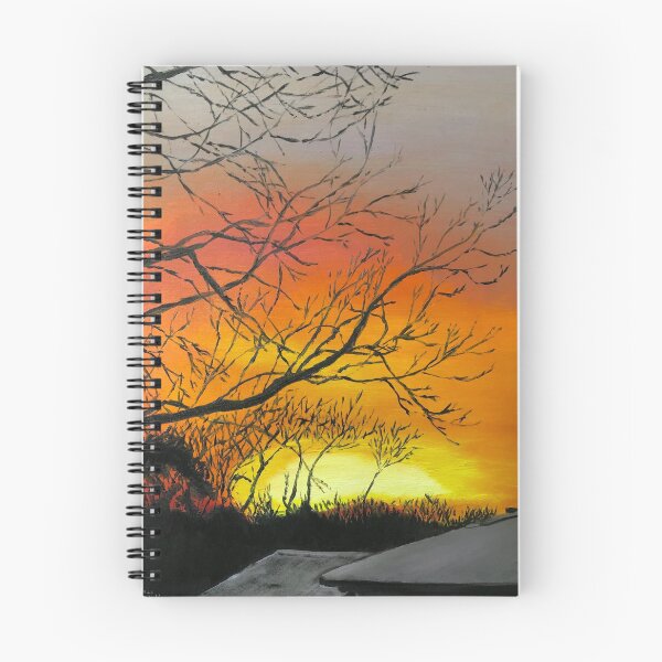 Item preview, Sunrise Behind Winter Trees designed and sold by Blandine Broomfield.
