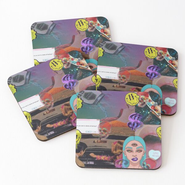 Item preview, psychedelic aesthetic collage designed and sold by morgananjos.