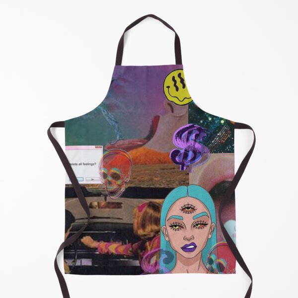 Item preview, psychedelic aesthetic collage designed and sold by morgananjos.