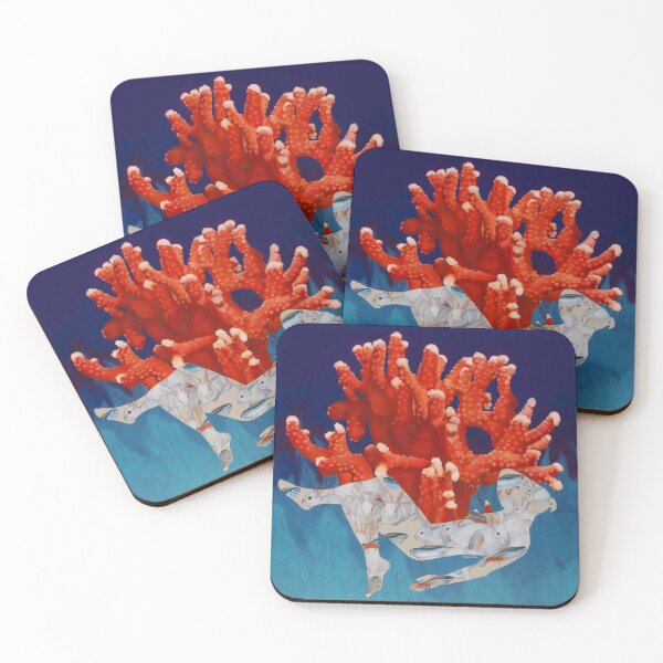 Item preview, - RED CORAL - ART BY PASCAL ROY designed and sold by Pascal Roy.