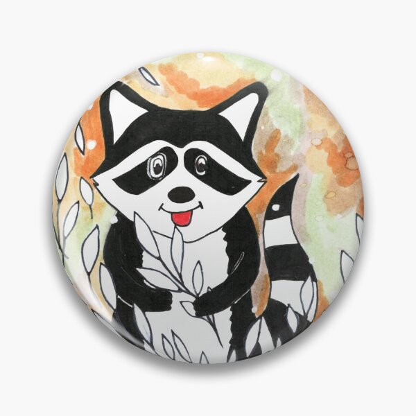 Item preview, Racoon in the magic forest designed and sold by darapostcard.