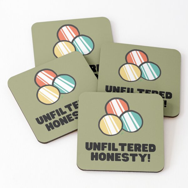 Unfiltered Coasters (Set of 4)
